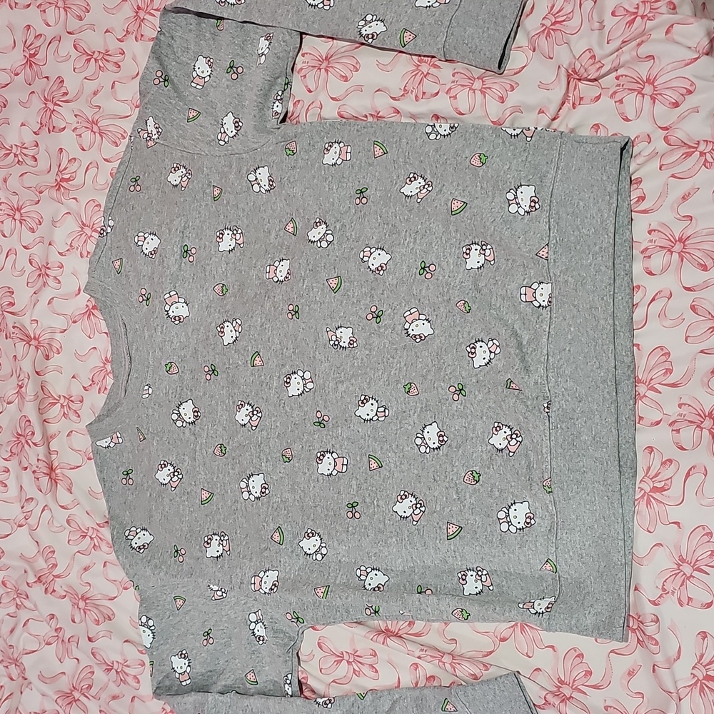 Sanrio Hello Kitty Fruit Pattern Sweatshirt